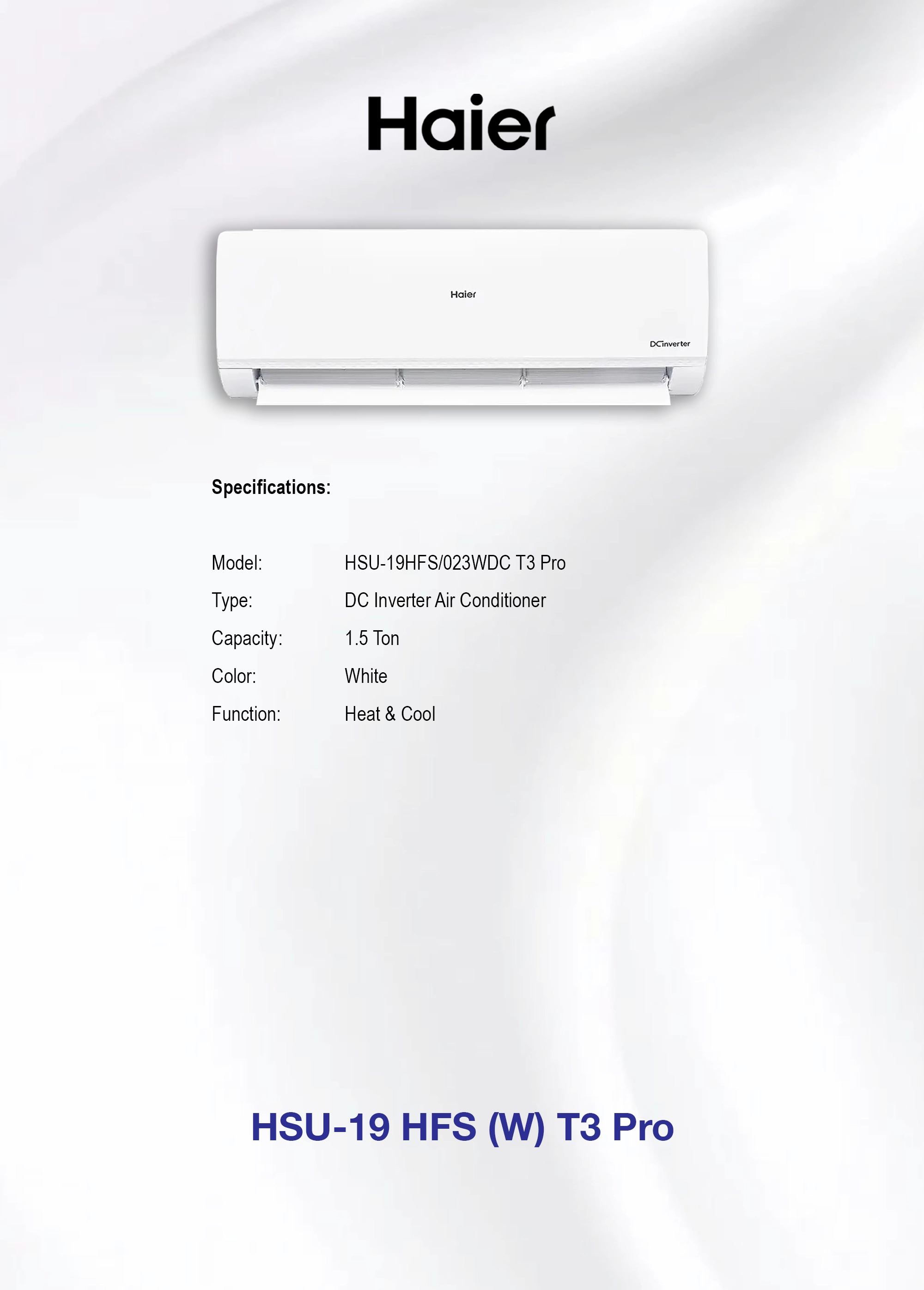 HSU-19 HFS (W) T3 Pro